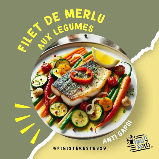 Filet de merlu aux légumes